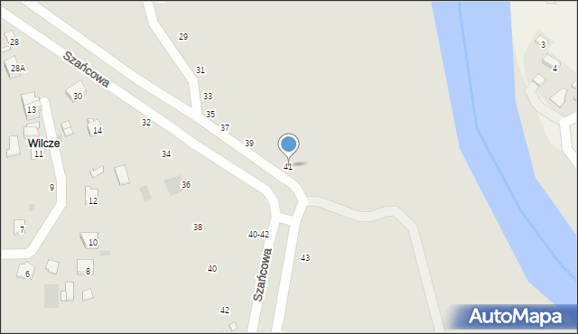 Przemyśl, Szańcowa, 41, mapa Przemyśla