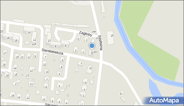 Przeworsk, Szpitalna, 12, mapa Przeworsk