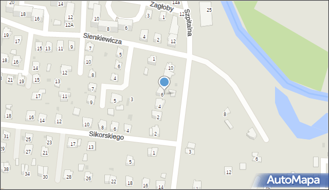 Przeworsk, Szpitalna, 6A, mapa Przeworsk