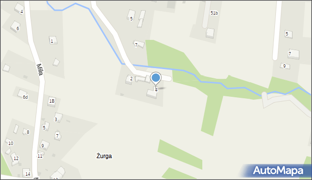 Przybędza, Szkolna, 4, mapa Przybędza