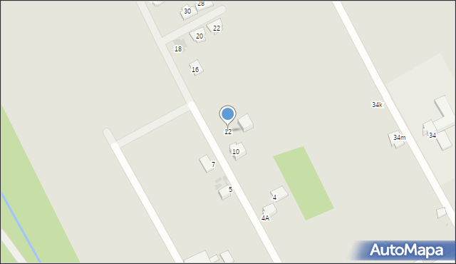 Pszczyna, Szaraków, 12, mapa Pszczyny