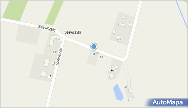 Radoszewice, Szewczyki, 16, mapa Radoszewice