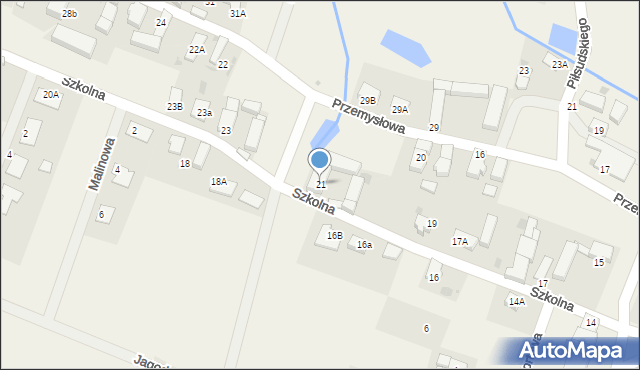 Radwanice, Szkolna, 21, mapa Radwanice