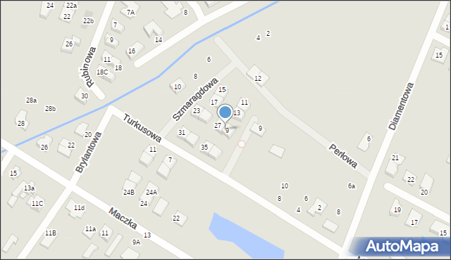 Radzymin, Szmaragdowa, 29, mapa Radzymin