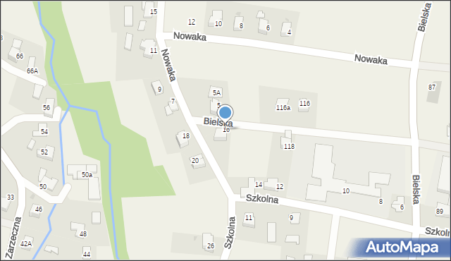 Roczyny, Szkolna, 16, mapa Roczyny