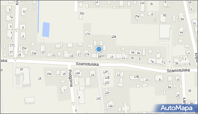 Rokietnica, Szamotulska, 15, mapa Rokietnica