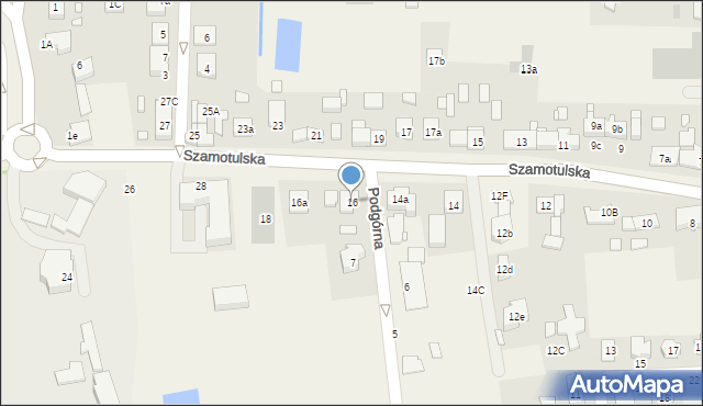 Rokietnica, Szamotulska, 16, mapa Rokietnica