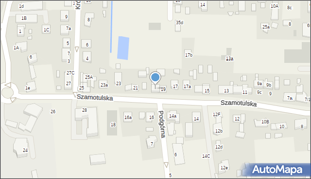 Rokietnica, Szamotulska, 19b, mapa Rokietnica