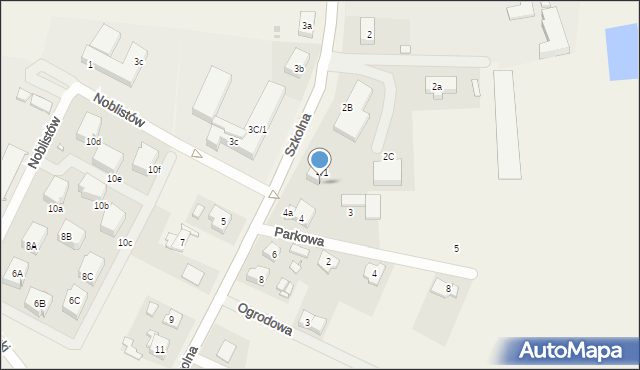 Rokietnica, Szkolna, 4/2, mapa Rokietnica