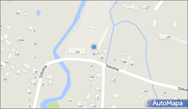 Ropczyce, Szkolna, 33, mapa Ropczyce