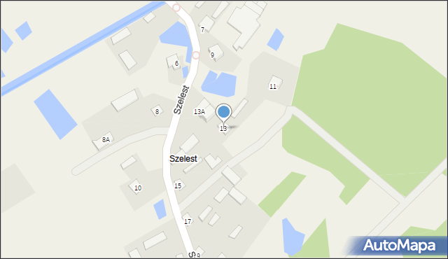 Rossosz, Szelest, 13, mapa Rossosz