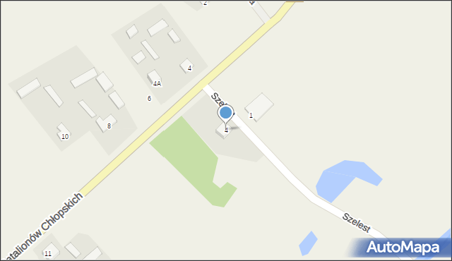 Rossosz, Szelest, 4, mapa Rossosz