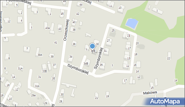 Ruda Śląska, Szymborskiej Wisławy, 3, mapa Rudy Śląskiej