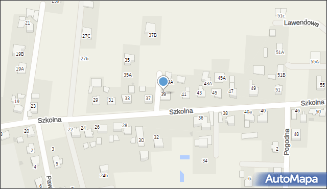 Rudziczka, Szkolna, 39, mapa Rudziczka