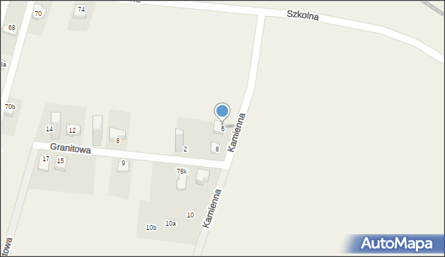 Rudziczka, Szkolna, 78A, mapa Rudziczka