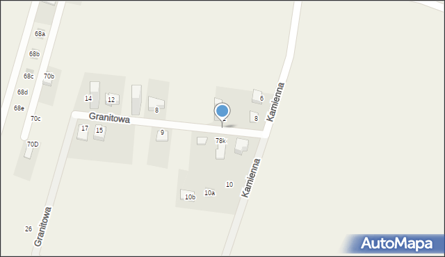 Rudziczka, Szkolna, 78p, mapa Rudziczka