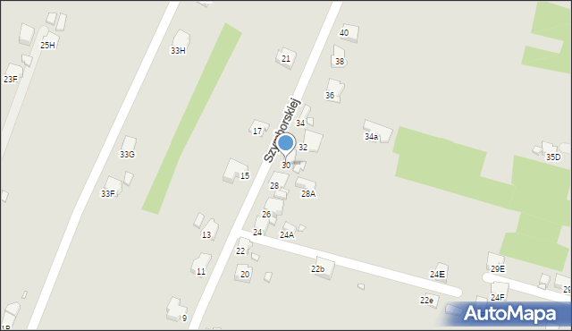 Rybnik, Szymborskiej Wisławy, 30, mapa Rybnika