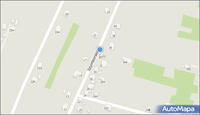 Rybnik, Szymborskiej Wisławy, 34, mapa Rybnika