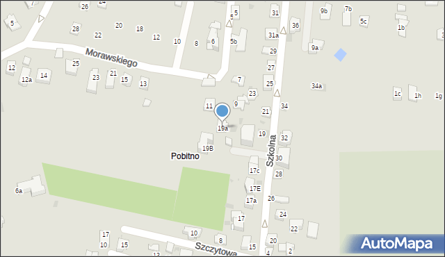 Rzeszów, Szkolna, 19a, mapa Rzeszów