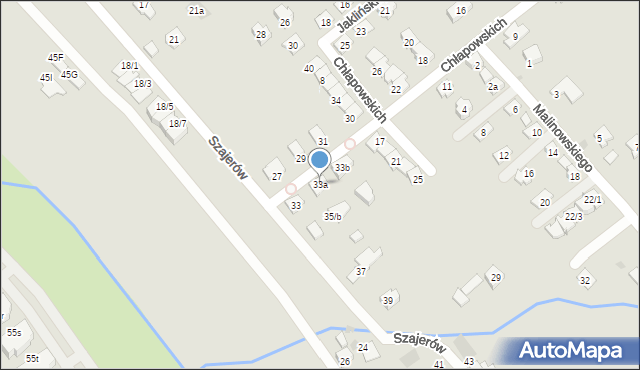 Rzeszów, Szajerów Heleny i Tomasza, 33a, mapa Rzeszów