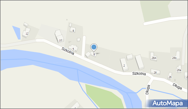 Siedlęcin, Szkolna, 4, mapa Siedlęcin