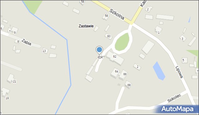 Siedliszcze, Szkolna, 62A, mapa Siedliszcze