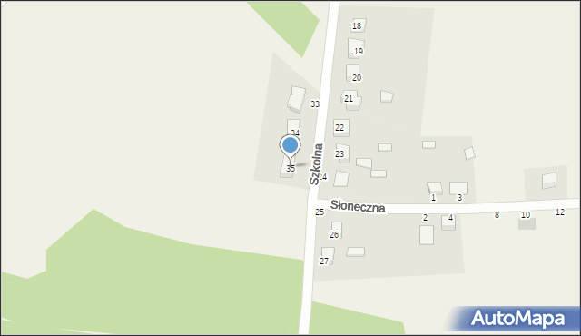 Siemirowice, Szkolna, 35, mapa Siemirowice