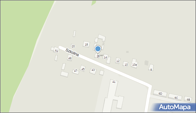 Sienno, Szkolna, 16, mapa Sienno