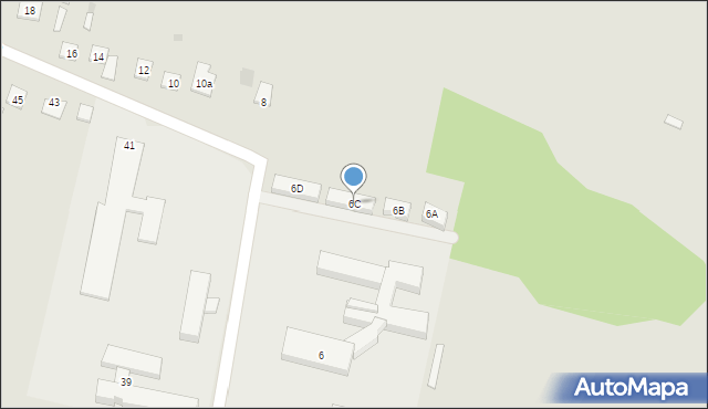 Sienno, Szkolna, 6C, mapa Sienno