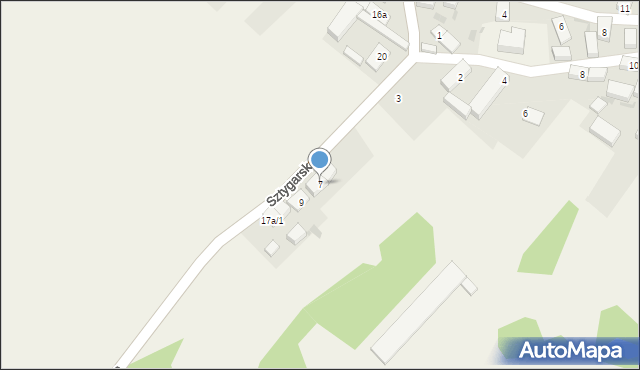 Sieroszowice, Sztygarska, 7, mapa Sieroszowice