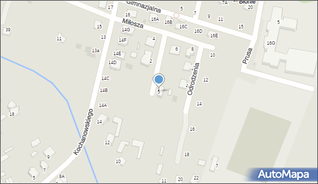 Skaryszew, Szymborskiej Wisławy, 5, mapa Skaryszew