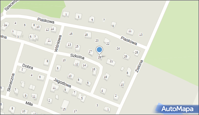 Skórcz, Szkolna, 19, mapa Skórcz