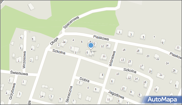 Skórcz, Szkolna, 7, mapa Skórcz