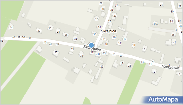 Skrajnica, Szczytowa, 31, mapa Skrajnica