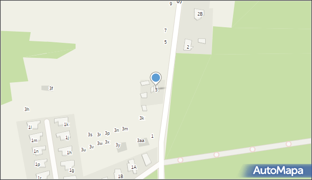 Skrzeszew, Szkolna, 3, mapa Skrzeszew