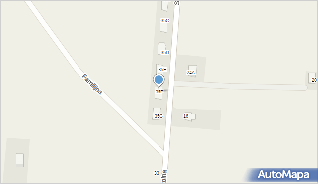 Skrzeszew, Szkolna, 35F, mapa Skrzeszew