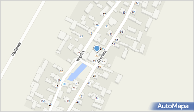 Słupia pod Kępnem, Szeroka, 27, mapa Słupia pod Kępnem