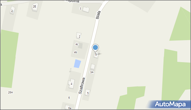 Sobuczyna, Szafirowa, 3, mapa Sobuczyna