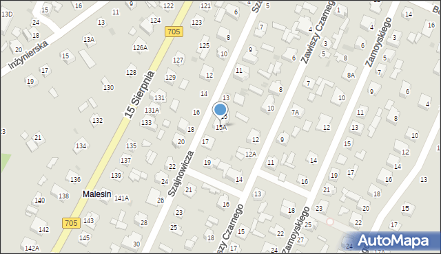 Sochaczew, Szajnowicza Jerzego, 15A, mapa Sochaczew