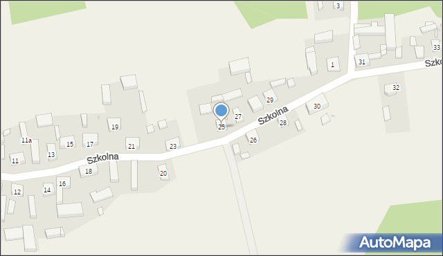 Solec, Szkolna, 25, mapa Solec