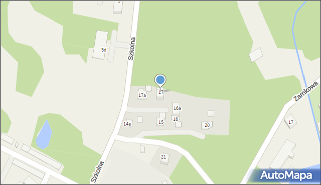 Sorkwity, Szkolna, 17, mapa Sorkwity