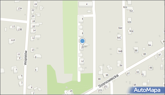 Sosnowiec, Sztygarska, 10, mapa Sosnowca