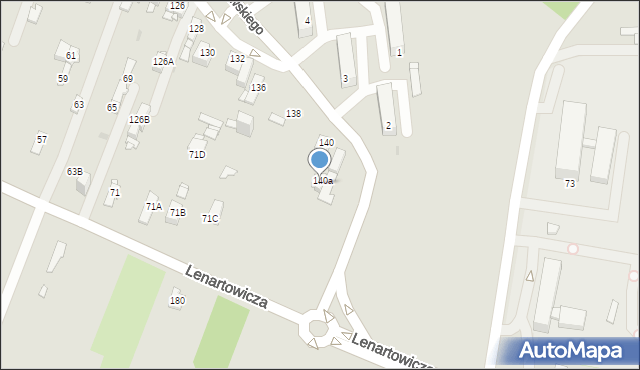 Sosnowiec, Szymanowskiego Karola, 142, mapa Sosnowca