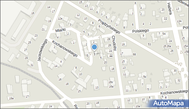 Środa Wielkopolska, Szymańskiego Romana, 3, mapa Środa Wielkopolska