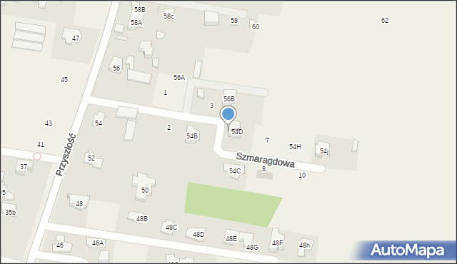 Stanisławów Pierwszy, Szmaragdowa, 5, mapa Stanisławów Pierwszy