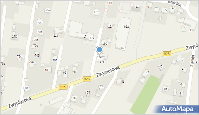 Stanowice, Szkolna, 15e, mapa Stanowice