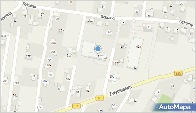 Stanowice, Szkolna, 17, mapa Stanowice