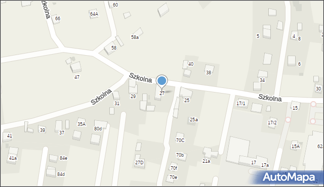 Stanowice, Szkolna, 27, mapa Stanowice