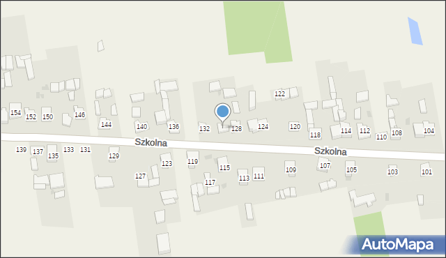 Starcza, Szkolna, 130, mapa Starcza