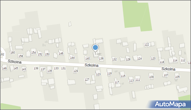 Starcza, Szkolna, 138, mapa Starcza